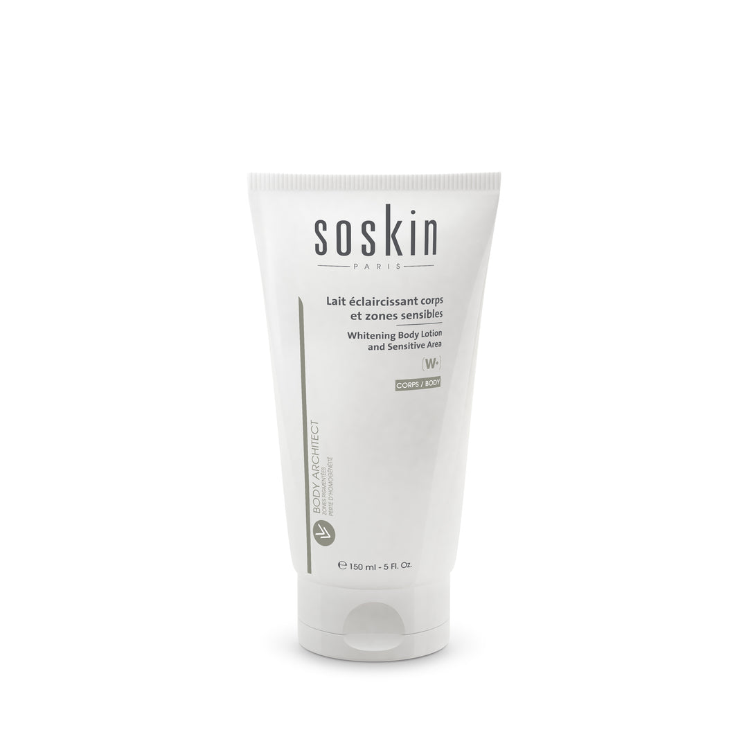 Whitening body lotion and sensitive area