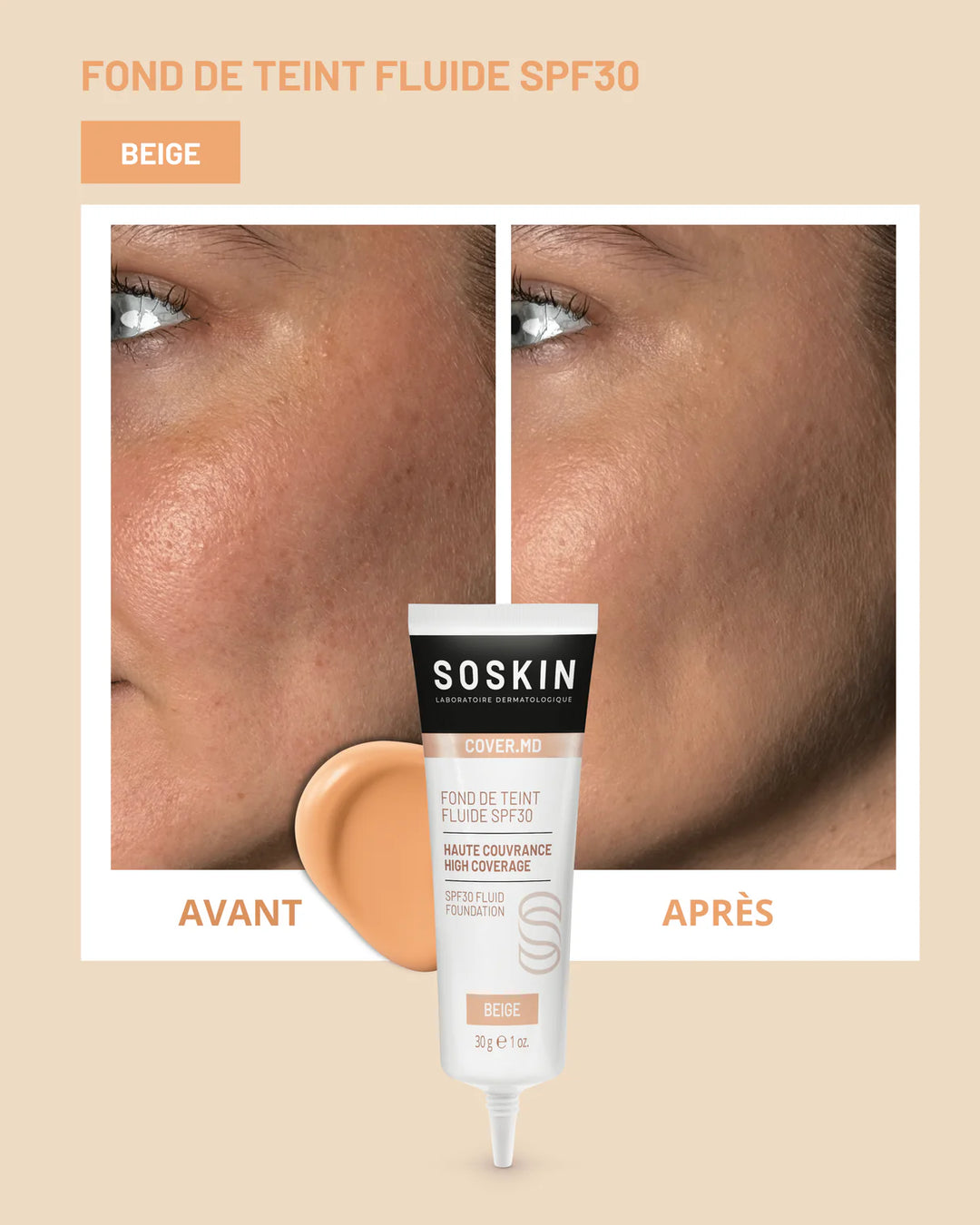 SPF30 fluid foundation